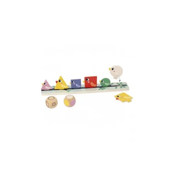 Tri des formes, couleurs et tailles Oiseaux - Janod - Jeu éducatif