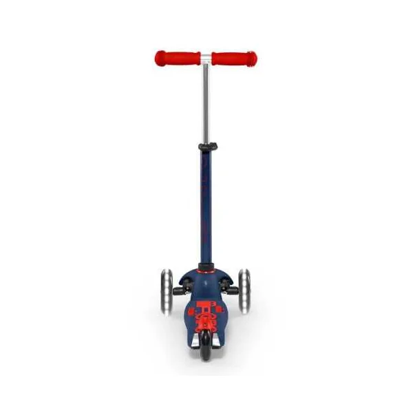 Trottinette Mini Micro Deluxe LED - Bleu Marine et Rouge 2-5 ans