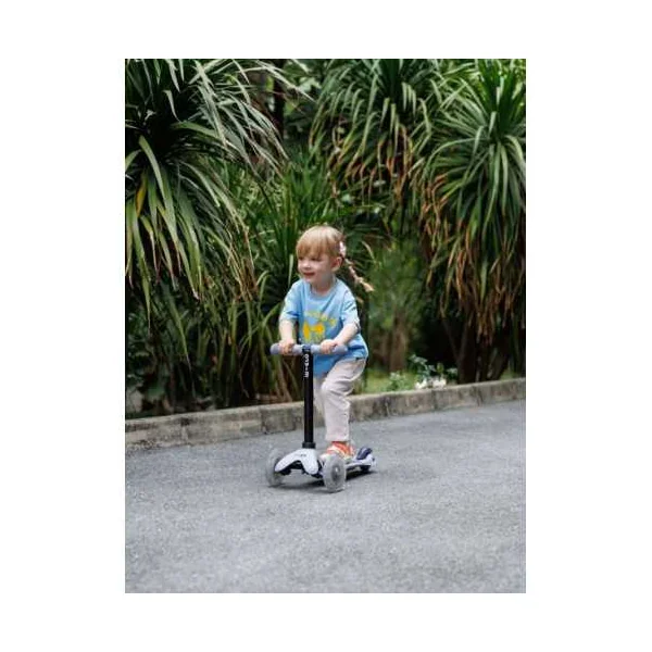 Trottinette évolutive Mini2Grow 2.0 Rose poudré LED - Micro Mobility - De 1 à 6 ans