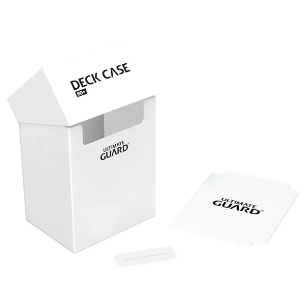 Ultimate Guard – boîte pour cartes Deck Case 80+ taille standard Blanc