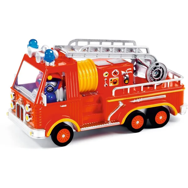VOITURE EN METAL -CAPTAIN FIRE CRAZY MOTORS A L'ECHELLE 1.43