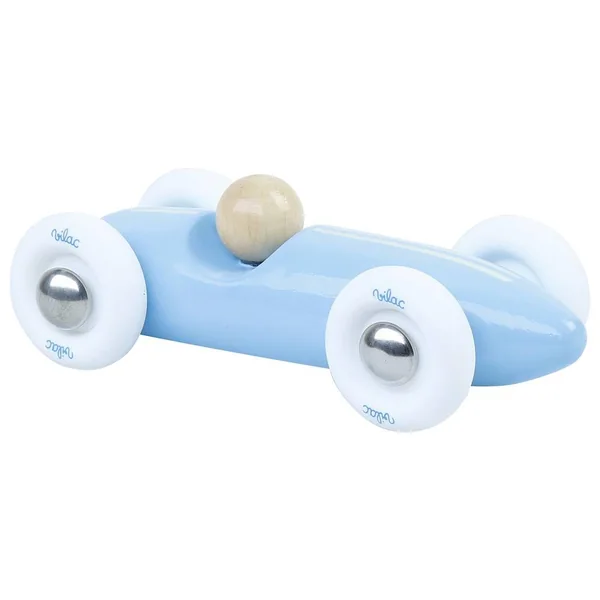 VOITURE GRAND PRIX VINTAGE PETIT MODELE BLEUE