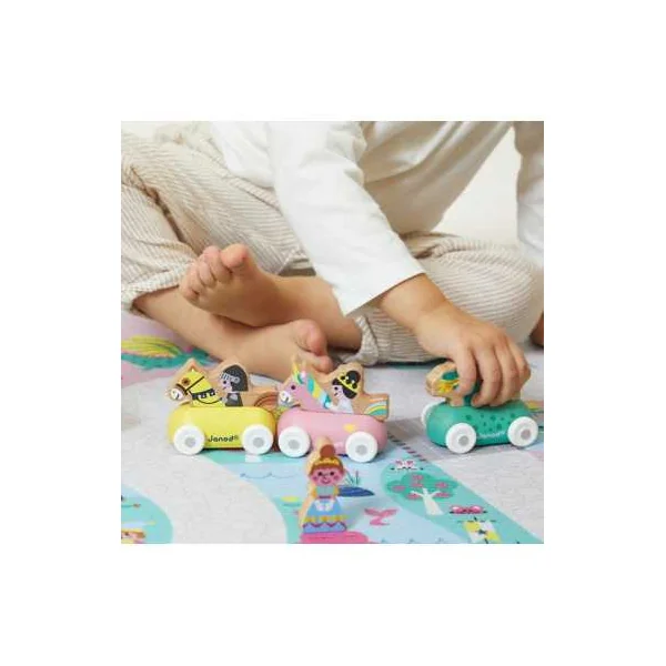 Véhicule roulant princesse et licorne Cross Roads - Janod