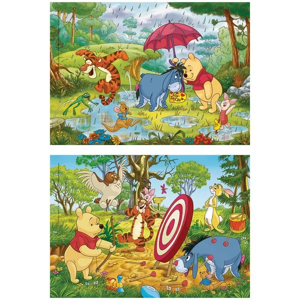 WINNIE L'OURSON - PUZZLE SUPERCOLOR 2 x 20 PIECES