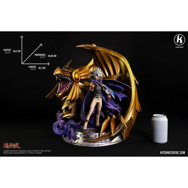 Yu-Gi-Oh! - Statue - Marik Ishtar & Dragon Ailé de Râ - Échelle 1/7 - Kitsune Statue