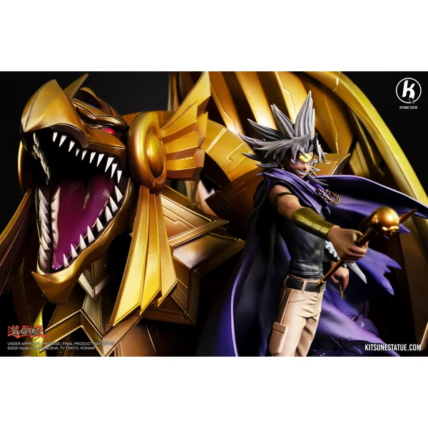 Yu-Gi-Oh! - Statue - Marik Ishtar & Dragon Ailé de Râ - Échelle 1/7 - Kitsune Statue