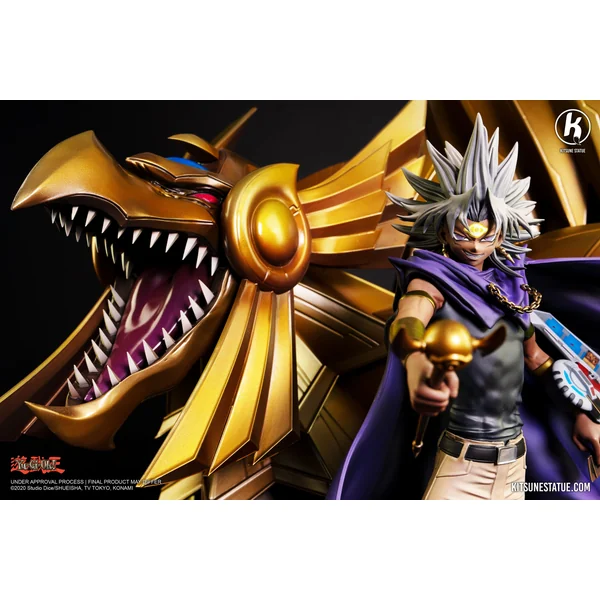 Yu-Gi-Oh! - Statue - Marik Ishtar & Dragon Ailé de Râ - Échelle 1/7 - Kitsune Statue