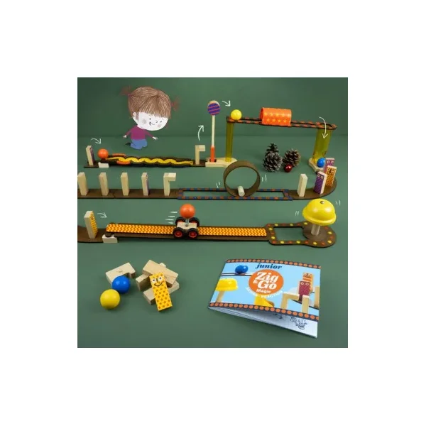 Zig & Go junior Magic 42 pièces - Djeco - Jeu de construction en bois